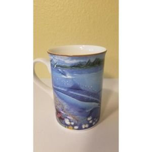 Porpoise Dolphin Coffee Cup Royal Canterbury Designed in England